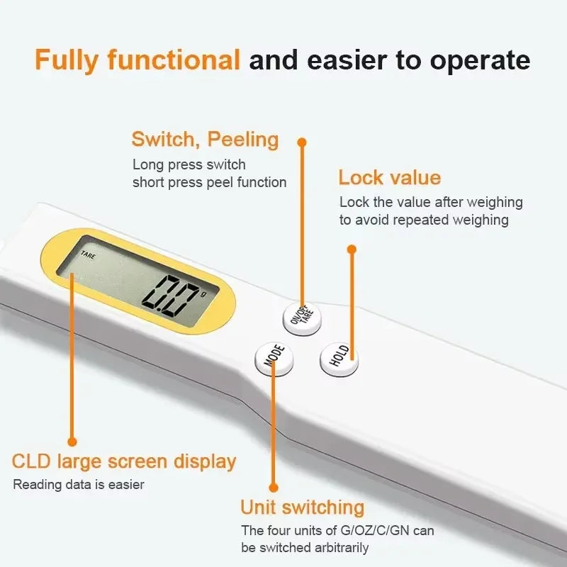 NutriScoop™ Precision Digital Measuring Spoon