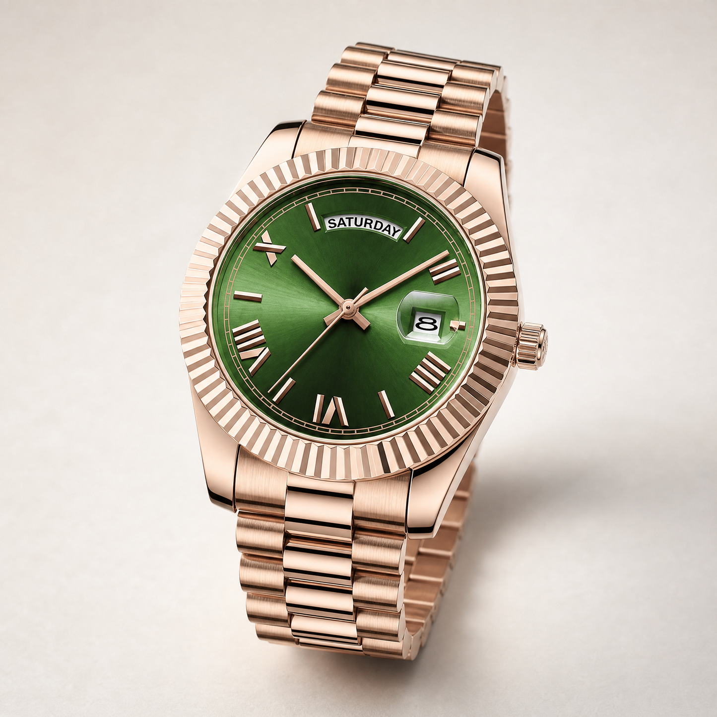 Regent Quartz Watch for Men — Roman dial, date window