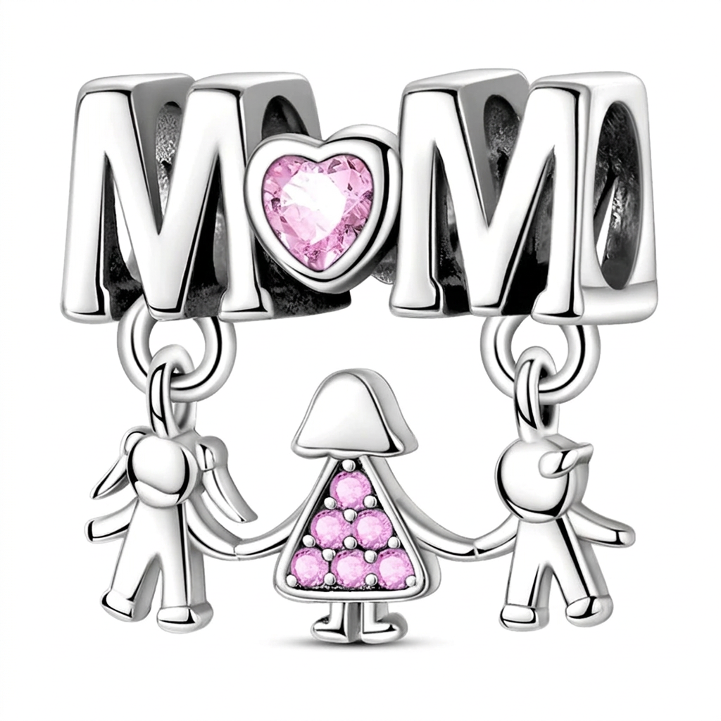 Mom Family Dangle Charm