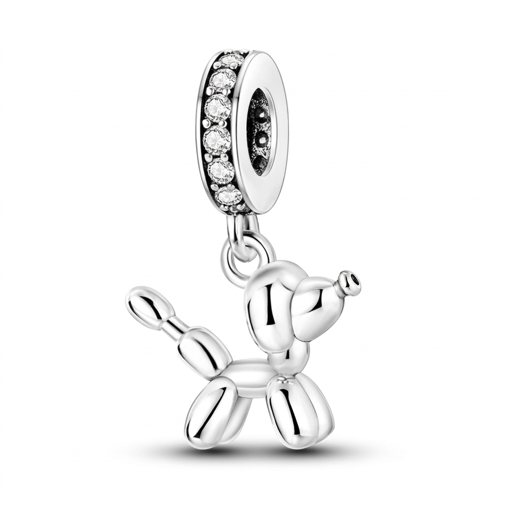 Balloon Dog Dangle Charm