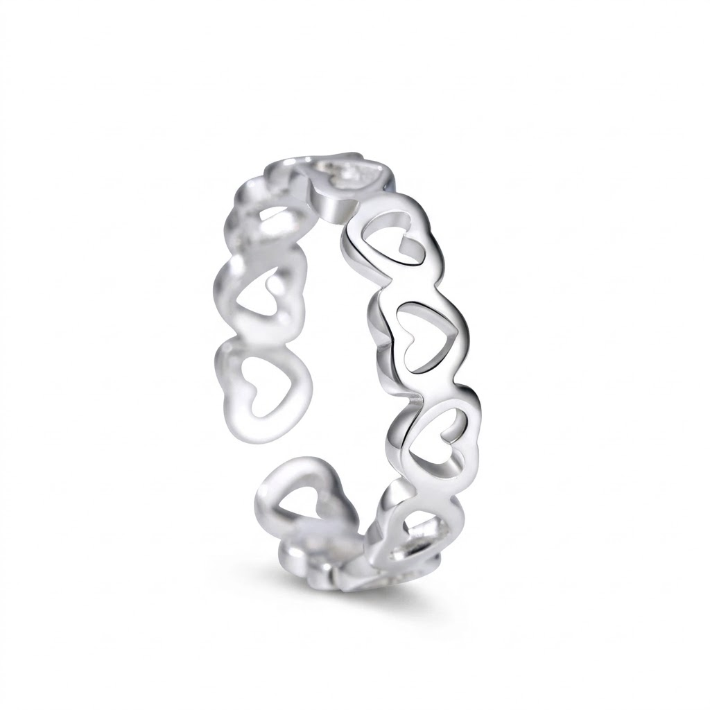 Open Hearts Ring
