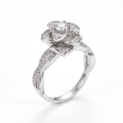 Crystal Rose Ring