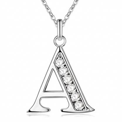 Initial Necklace, letter A