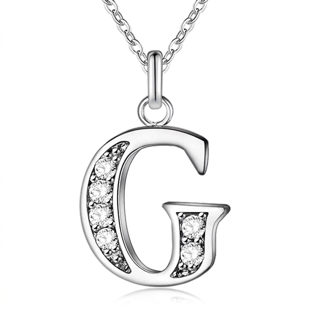 Initial Necklace, letter G