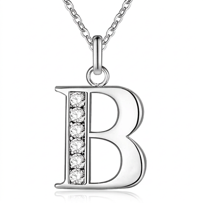 Initial Necklace, letter B