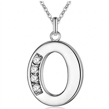 Initial Necklace, letter O